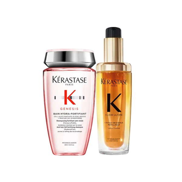 Elixir Ultime Oil & Genesis Shampoo Duo Festive Box