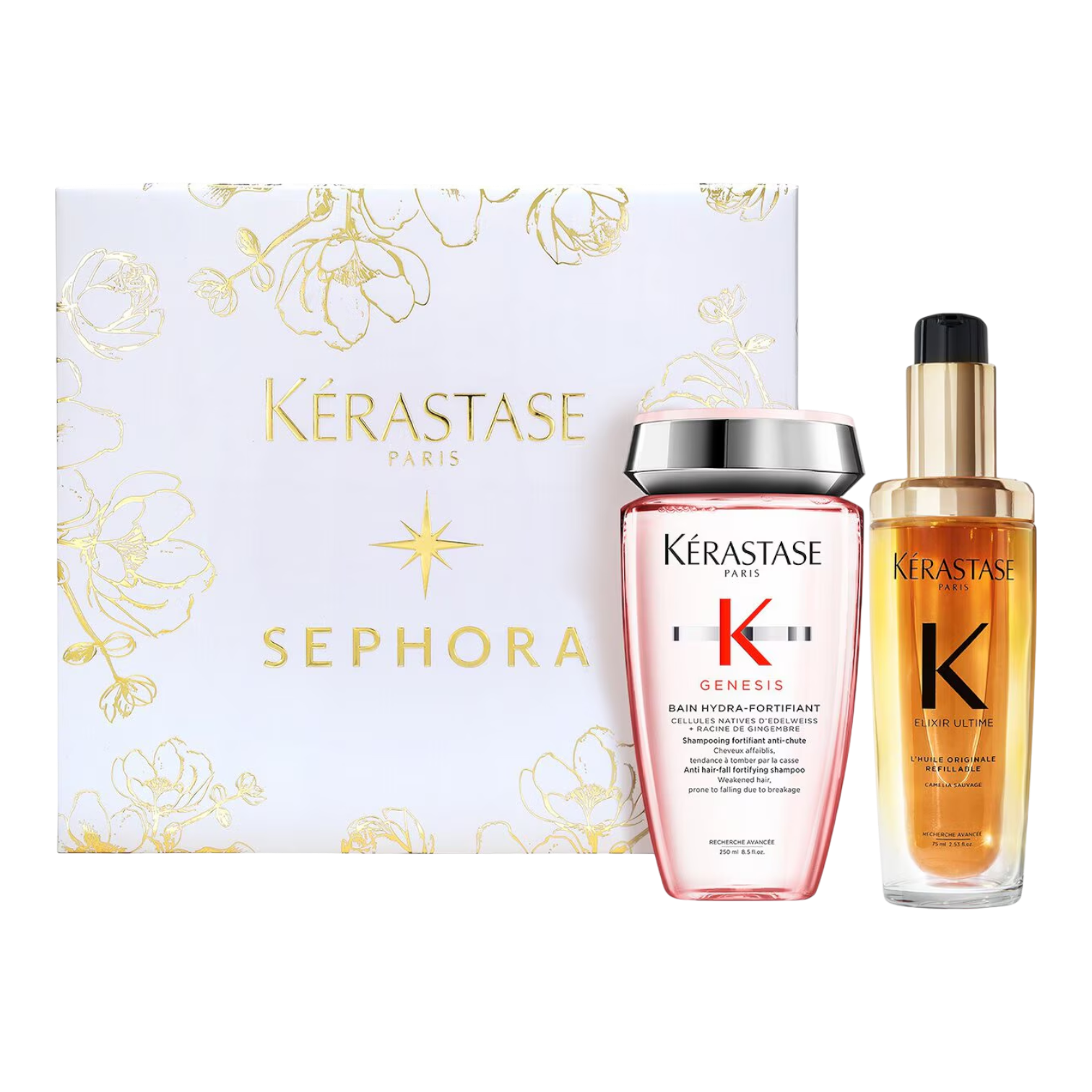 Elixir Ultime Oil & Genesis Shampoo Duo Festive Box